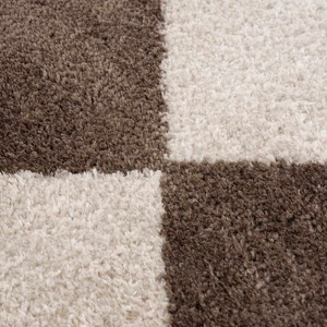 Hauteloom Arilla Brown Washable Diamond Area Rug - 1 of 4