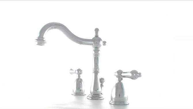 Victorian Widespread Bathroom Faucet - Kingston Brass, 5 of 7, play video