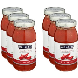Dellalo Sauce Jarred Arrabbiata - Case of 6 - 25.25 OZ - 1 of 4