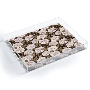 Avenie A Realm Of Roses Dark Academia Acrylic Tray - Deny Designs - 1 of 4