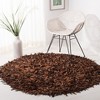 Leather Shag LSG601 Handwoven Rugs - Safavieh - 2 of 3