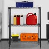 BestMassage 3-Tier Wire Shelving Unit Pantry Storage Cabinet with NSF Certified Space Saving Design Adjustable Feet - image 2 of 4