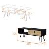 Kimball Coffee Table with Drawer and Hairpin Legs - 3 of 4