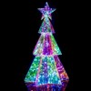 Kurt Adler Pre-Lit Cool White LED Holographic Iridescent Christmas Tree, 15in - 3 of 3