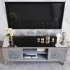 Silver Mirrored TV Stand - 4 of 4