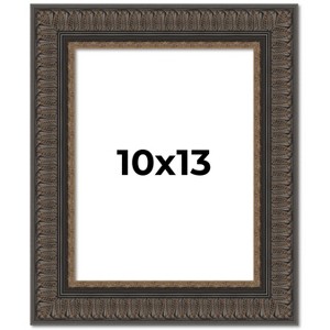 PosterPalooza | Photo Size Museum Brown Picture Frame - UV Acrylic, Foam Board Backing, Hanging Hardware - 1 of 4