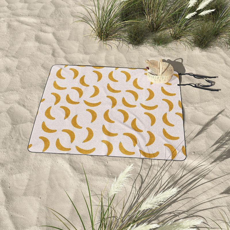 Hello Twiggs Yellow Banana Picnic Blanket - Deny Designs, 3 of 4