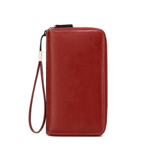 BEAFUP Women’s Wallet,RFID Blocking Wallet with Double Zipper & 12+ Card Slots - Large Capacity Travel Purse for Daily Use,and Shopping - 1 of 4