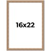 PosterPalooza | Deco Brown Picture Frame - UV Acrylic, Foam Board Backing, Hanging Hardware - 2 of 4