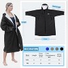 Catalonia Waterproof Swim Parka Fleece Plush Lined Swimming Jacket Windproof Swim Robe Warm Fuzzy Swim Cape for Women Men Youth Cozy Gift - 2 of 4