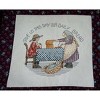 Doll Clothes Superstore Bib Apron Kitchen Or Restaurant Adjustable Neck Waist Straps Thanks For Daily Bread Motif - 3 of 4