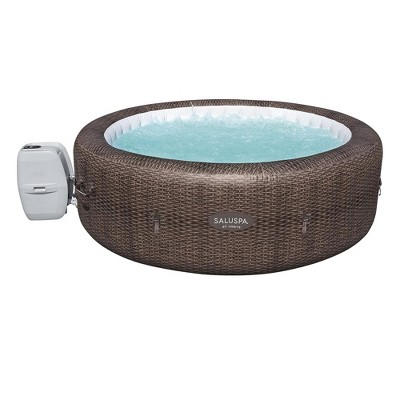 Bestway St. Moritz Brown Inflatable 7-Person Hot Tub with AirJets