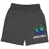 Minecraft Big Boys 3 Piece T-Shirt, Shorts and Baseball Hat Outfit Set - 3 of 4