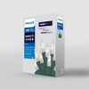 Philips LED Smooth Incandescent Christmas Indoor Outdoor Miniature String Lights with Green Wire - 4 of 4