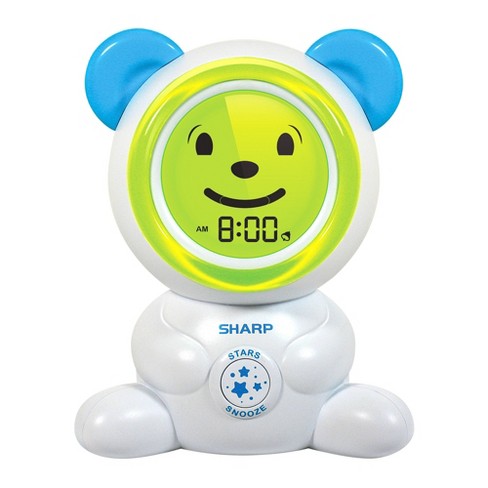 Children Ok To Wake Bear Table Clock White Sharp Target