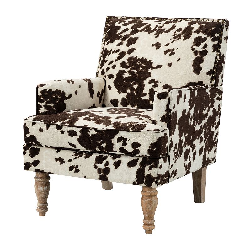 Asiab Upholstered Armchair with Nailhead Trim| Karat Home, 1 of 11
