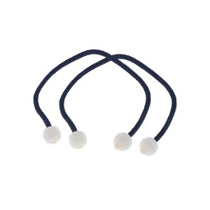 Unique Bargains Buckle Faux Pearl Curtain Tie Polyester ABS 2 Pcs - 1 of 4