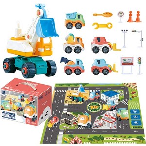 Easter Eggs Prefilled with Dinosaur Pull Back Cars for Kids Basket Stuffers, Easter Eggs Hunt, Party Favor - 1 of 4