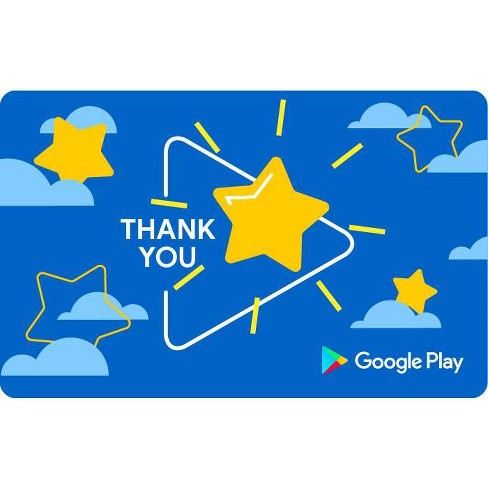 Google Play Gift Code Thank You 50 Email Delivery Us Only Target