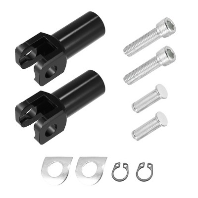 Unique Bargains Passenger Foot Peg Supports Mounts Clevis Kit For ...