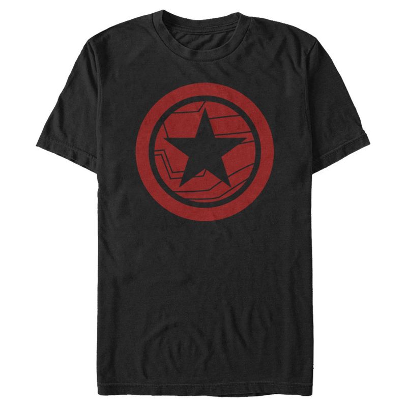 Men's Marvel The Falcon and the Winter Soldier Red Shield T-Shirt, 1 of 6