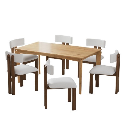 white/walnut