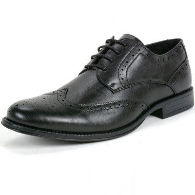 Alpine Swiss Zurich Mens Wing Tip Oxfords Two Tone Brogue Medallion ...