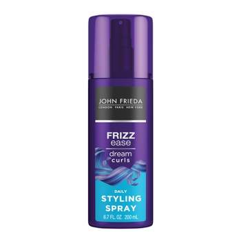 John Frieda Frizz Ease Dream Curls Styling Spray, Smooth Frizzy Hair, Add Gloss without Frizz - 6.7 fl oz