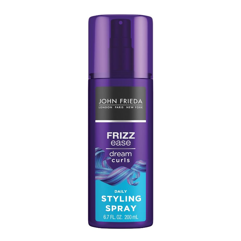 John Frieda Frizz Ease Dream Curls Styling Spray, Smooth Frizzy Hair, Add Gloss without Frizz - 6.7 fl oz, 1 of 16