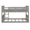 NicBex Twin Over Twin Bunk Bed with Full-Length Guardrail,Loft Bed with Built-in Ladder,Modern Bunk Beds,Noise Reduced Bunk Beds for Bedroom - 4 of 4