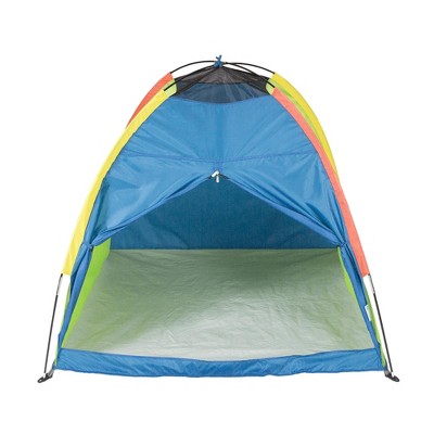 Primary Colors Toddler Play Tent with Mesh Panels