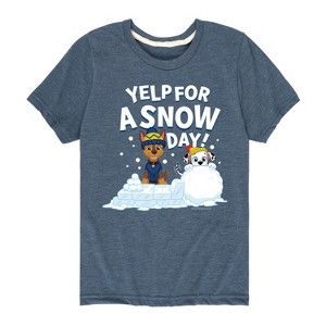 Boys' - Paw Patrol - Yelp For Snow Day Short Sleeve Graphic T-Shirt - 1 of 4
