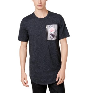 I.N.C International Concepts Mens Floral Pocket Basic T-Shirt, Black, X-Large - 1 of 1