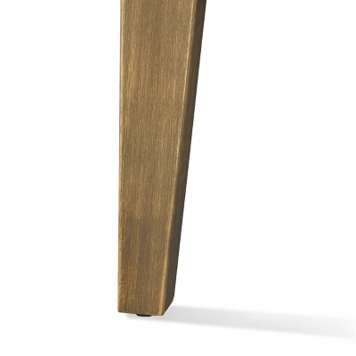 Gertrude 16" Gray Acacia Wood Outdoor Side Table