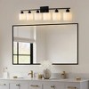 DAKAFUL Bathroom Vanity Light, 4/5/6/8/10-Light Vanity Fixture with Frosted Glass Shades,Reversible Wall Light Over Mirror, for Bathroom/Bedroom - 4 of 4