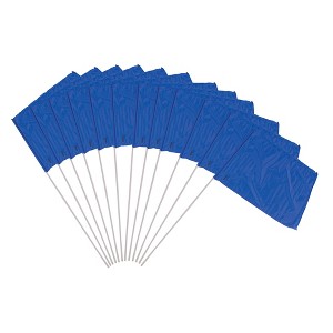 Pacific Play Tents Color Flag Set Blue 12 Pieces 24" x 24" - 1 of 4