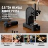 VEVOR Arbor Press, 0.5 Ton Manual Arbor Press, 4.6" Maximum Height, Cast Iron Heavy-duty Manual Desktop Arbor Press, Precision Hand Press ,Black - 3 of 4