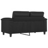 vidaXL 2-Seater Sofa Black 47.2" Faux Leather - 4 of 4