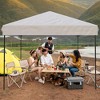 10x10 Pop Up Canopy Tent Outdoor Canopy with 1 Removable Sidewall, Commercial Instant Tent Shelter - 2 of 4