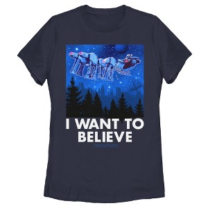 Women's Star Wars Christmas AT-AT Reindeer T-Shirt - 1 of 4