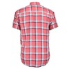 Falcon Bay Men's Cotton Works Short Sleeve Button Down Sport Shirt | Red Medium - 3 of 3