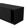 GlasFlength Kitchen Storage Wall Cabinet Floating Cabinet with Sliding Door Rectangular Storage Cupboard for Kitchen, Black, 31.9"*13"*13" - 4 of 4