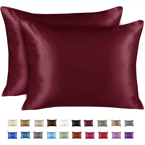 King satin outlet pillowcase with zipper