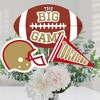 Big Dot of Happiness The Big Game - Red and Gold - Football Party Centerpiece Sticks - Table Toppers - Set of 15 - 2 of 4
