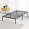 WhizMax 14 Inch Twin Metal Bed Frame, Heavy Duty Metal Platform with Metal Slats Support, No Box Spring Needed, Noise Free, Easy Assembly, Black - image 3 of 4