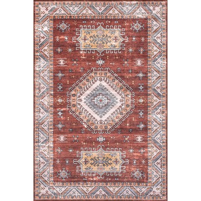 Nuloom Kera Persian Machine Washable Indoor/Outdoor Patio Area Rug