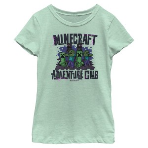 Girls Minecraft Adventure Club T Shirt - 1 of 4