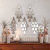 Howard Elliott 24.75"x12" Frameless Teardrop Diamond Accent Wall Mirror: Modern Decor, No Assembly Required, Wall Mount - 3 of 4