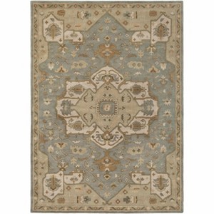 Hauteloom Broomfield 1145 Hand Tufted Blue Wool Rug - 1 of 4