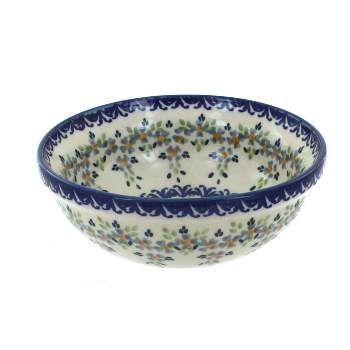 Blue Rose Polish Pottery M089 Manufaktura Dessert Bowl